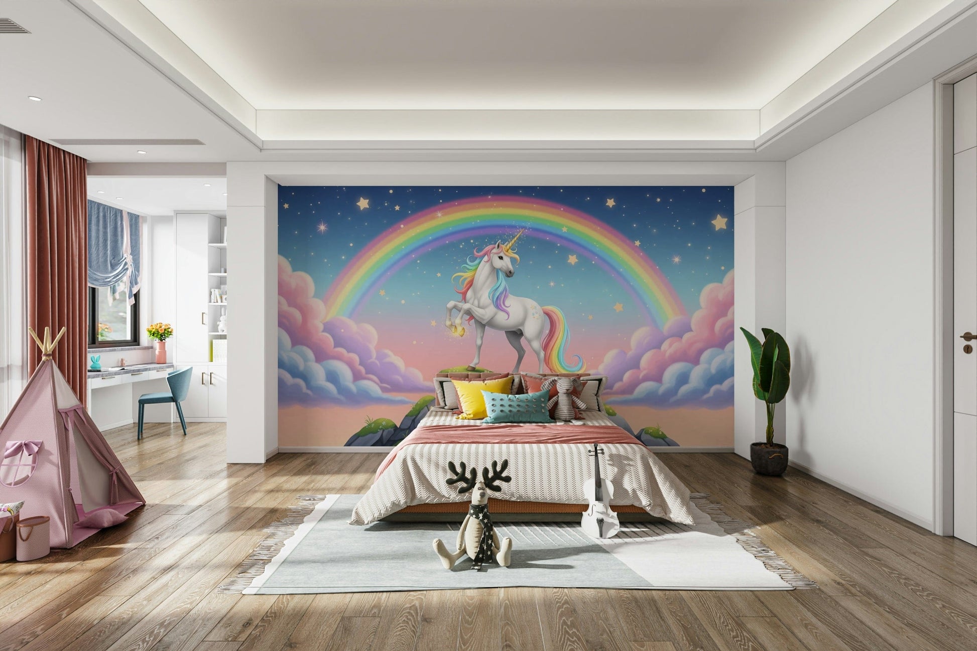 The image feels peaceful and restful.

