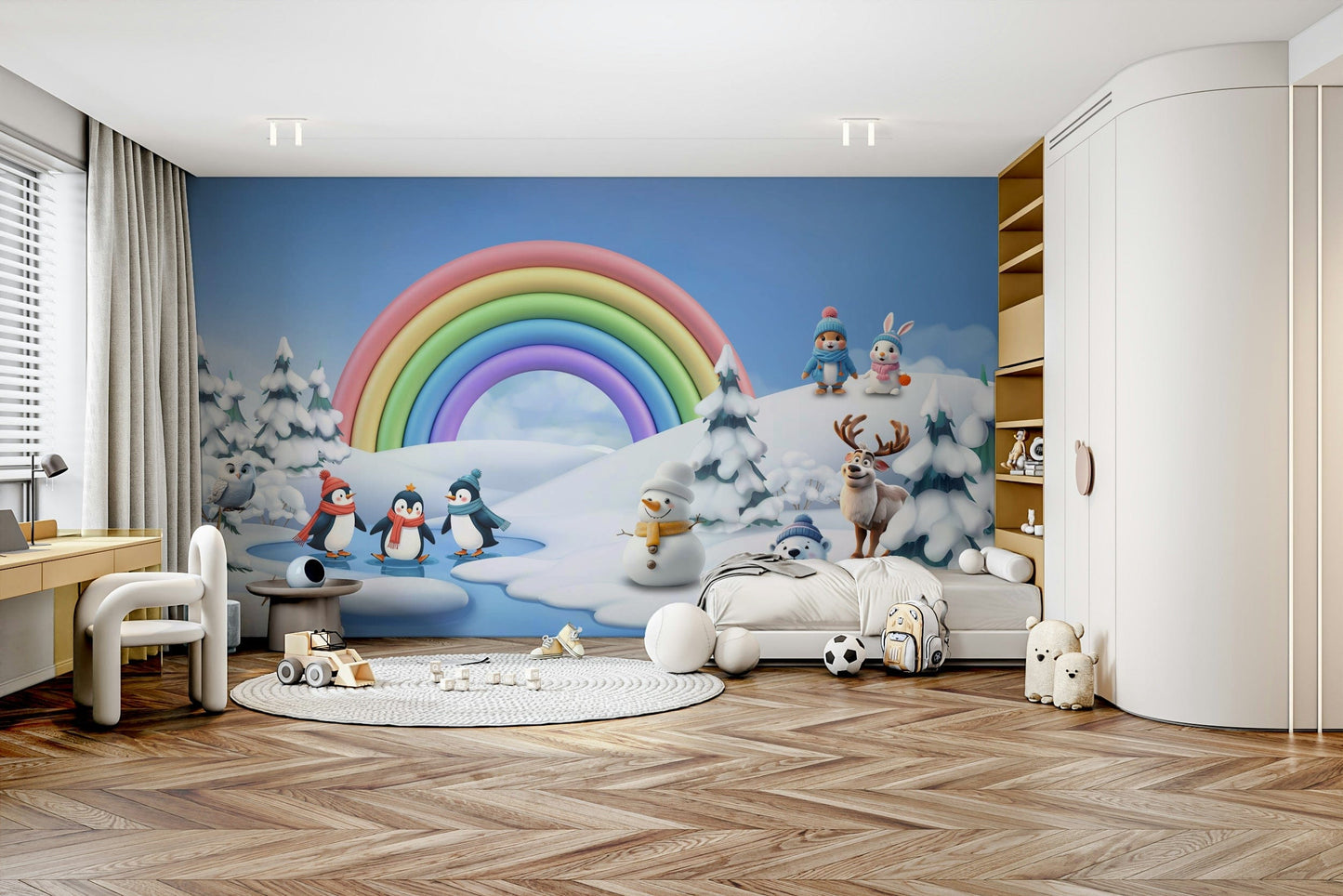 The composition is a harmonious, flowing pattern.

