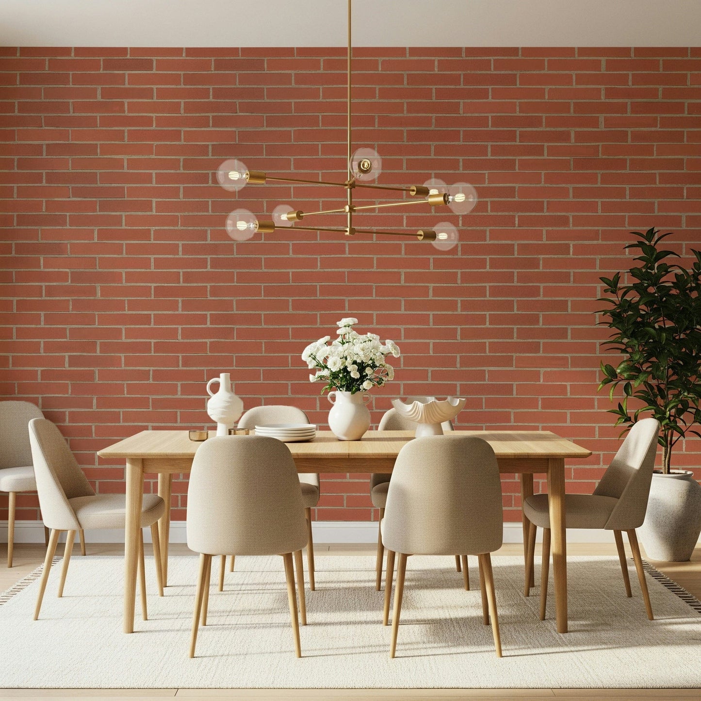An artistic industrial pattern mural for home decor.

