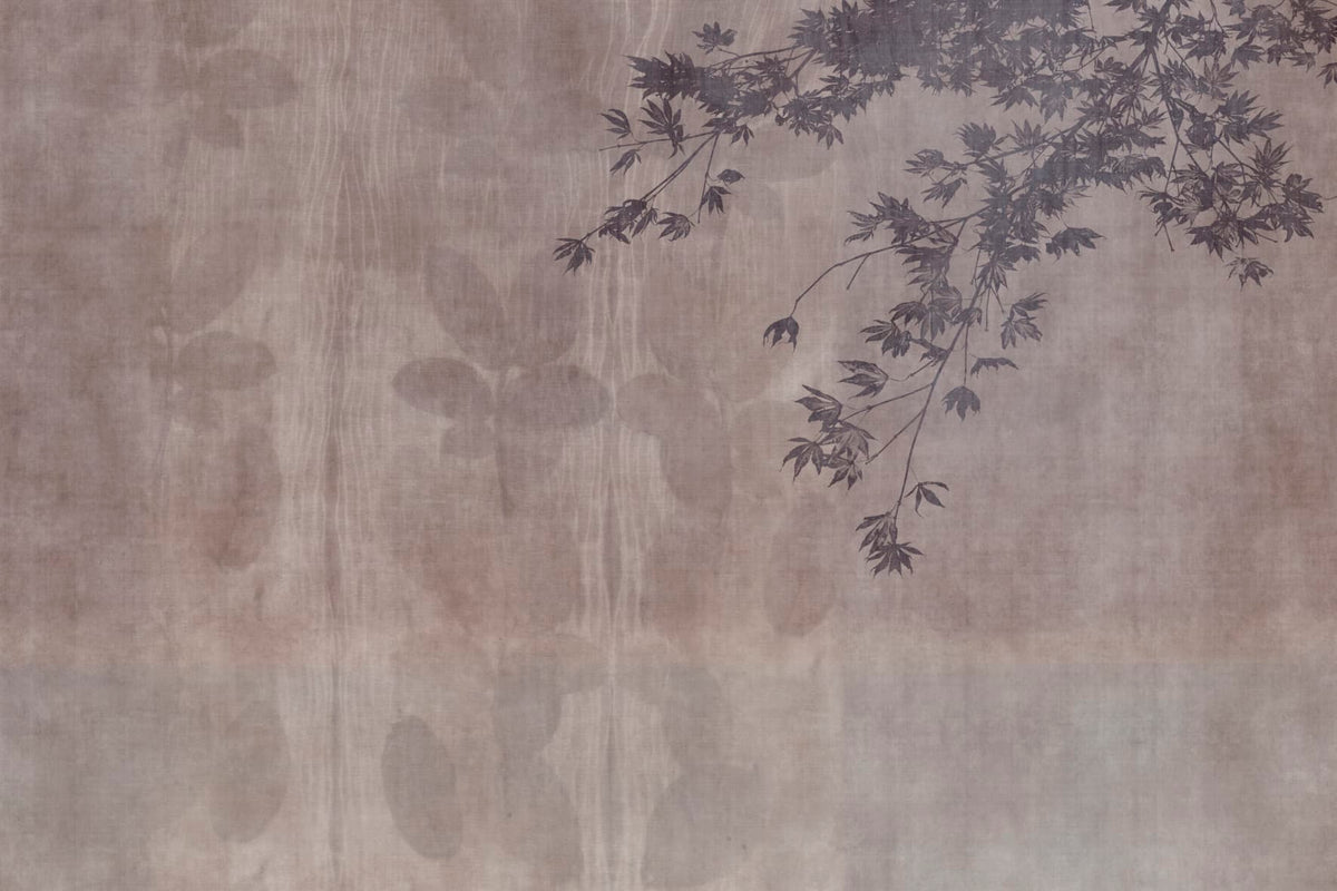 Red Tropical Wallpaper Wall Murals in your room — zoomed