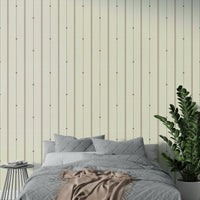 Elegant buttercream and sienna wallpaper for cozy spaces

