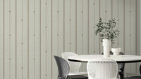 Refined Minimal Stripes Buttercream-Sienna Wallpaper with soft tones

