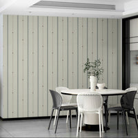 Subtle neutral stripes for a clean, classic wallpaper look


