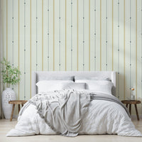 Elegant country wallpaper with refined minimal stripes


