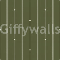 Refined olive drab wallpaper with minimalist stripes

