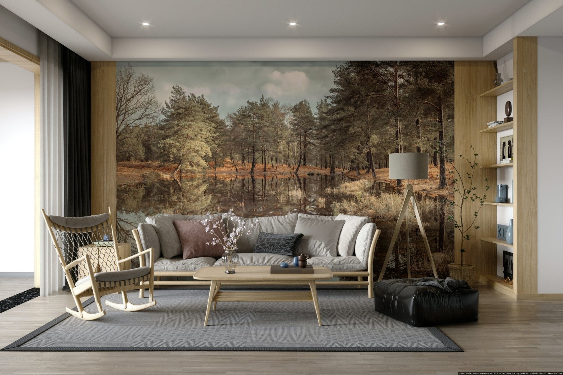 tranquil and quiet natural scene

