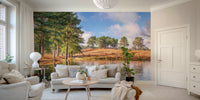 Peaceful landscape mural wallpaper

