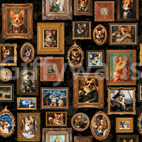 Artistic and unique animal-themed wallpaper.

