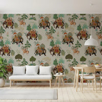 Dining Area enhanced by Regal Elephant Parade wall mural details