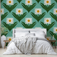 Bright, contrasting colors are used, typical of the era.
