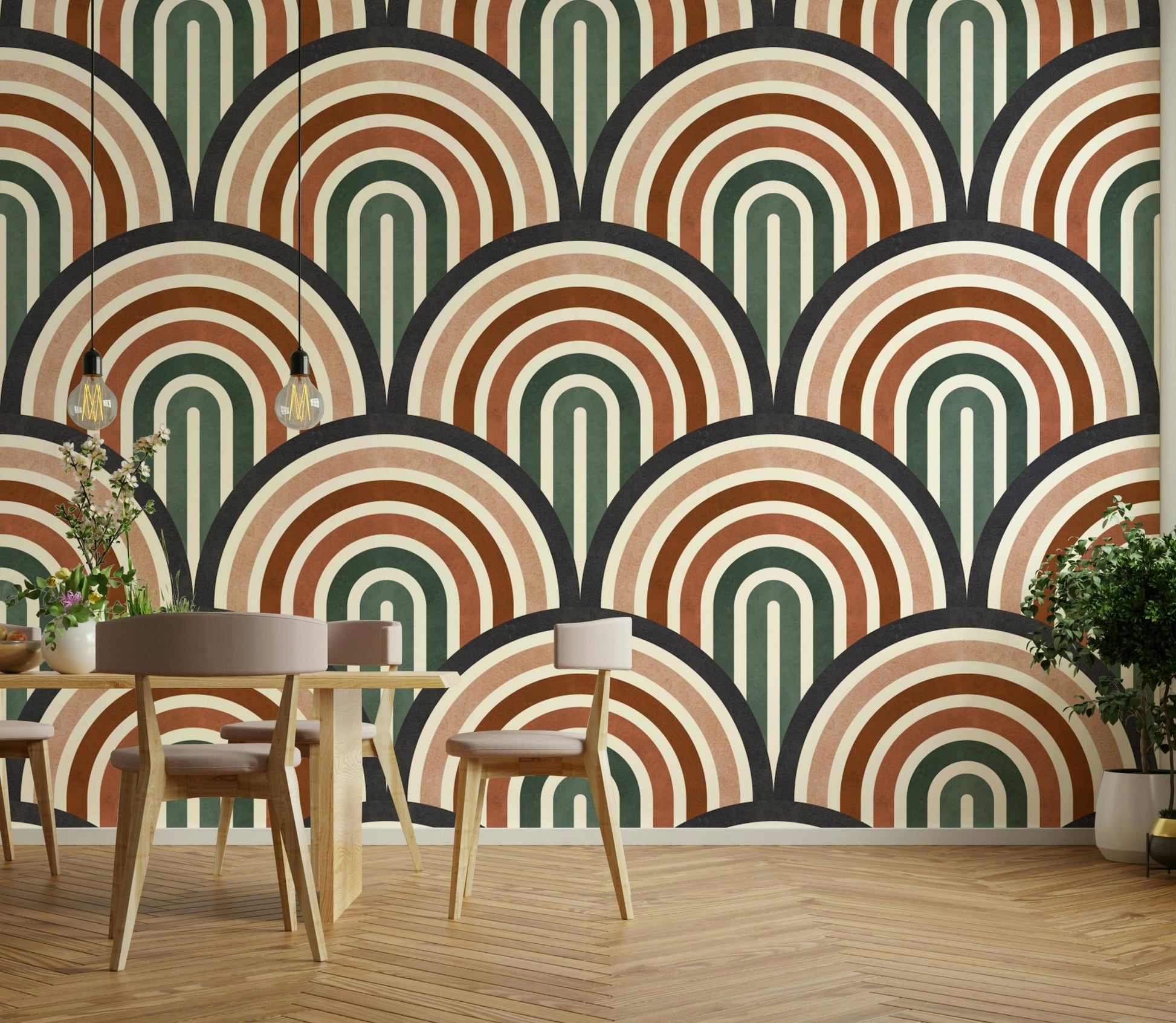 The colors are warm and muted.

