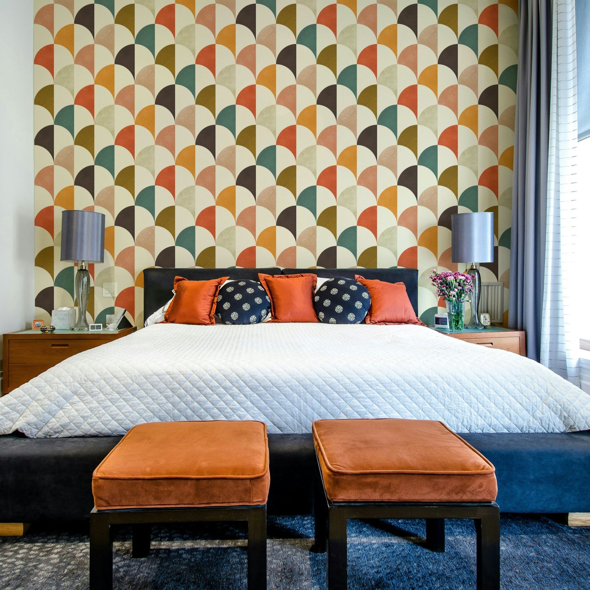 A close-up view of the detailed arches and color blending.

