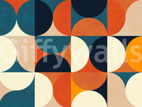 A high-quality minimalist arc wall mural for walls.