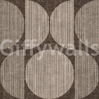 A high-quality brown geometric wall mural for walls.

