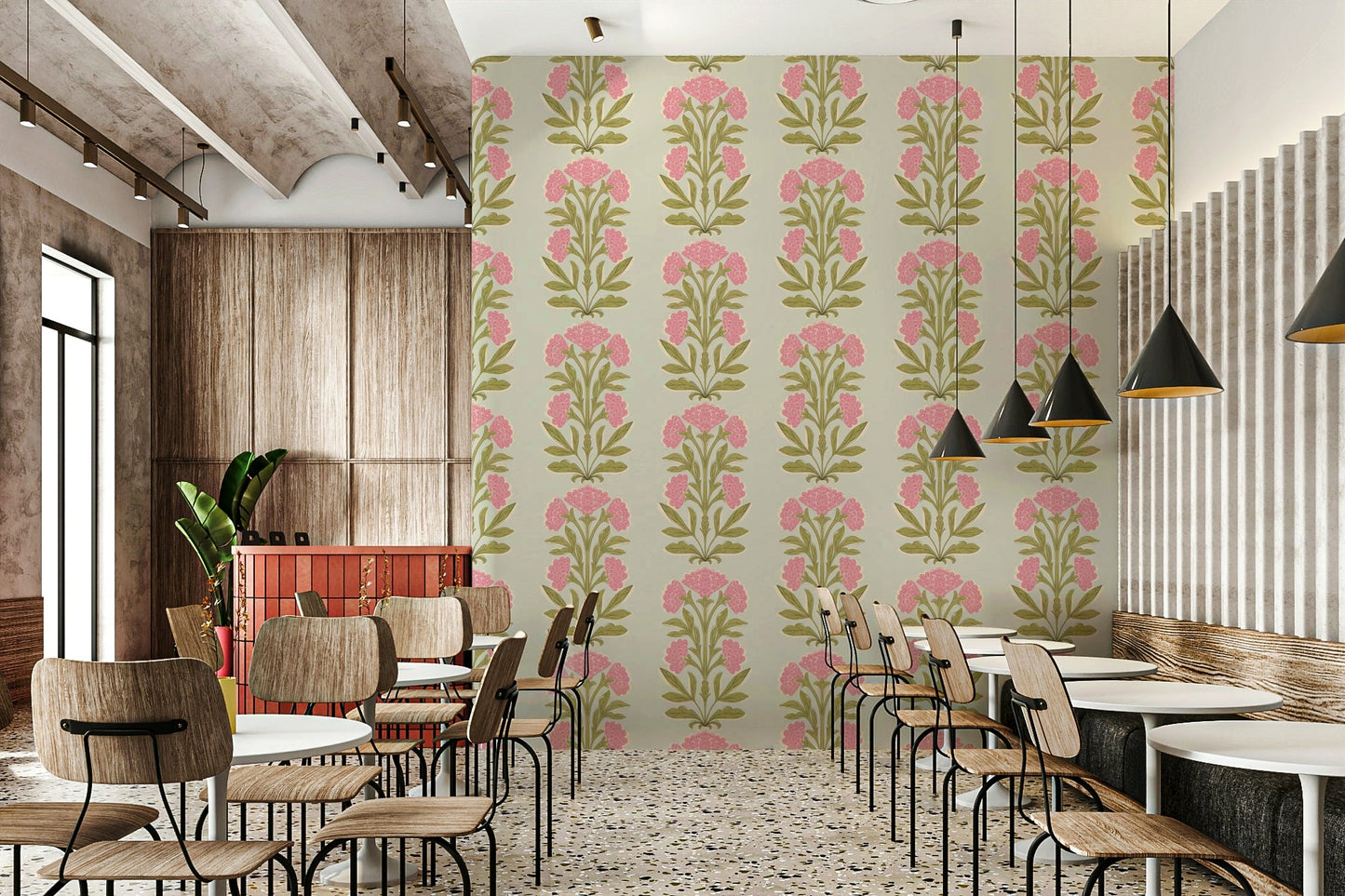 The flowers and stripes are a central focus of the image.

