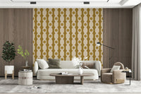 Stylish oval-shaped geometric design bringing a vintage touch to walls.