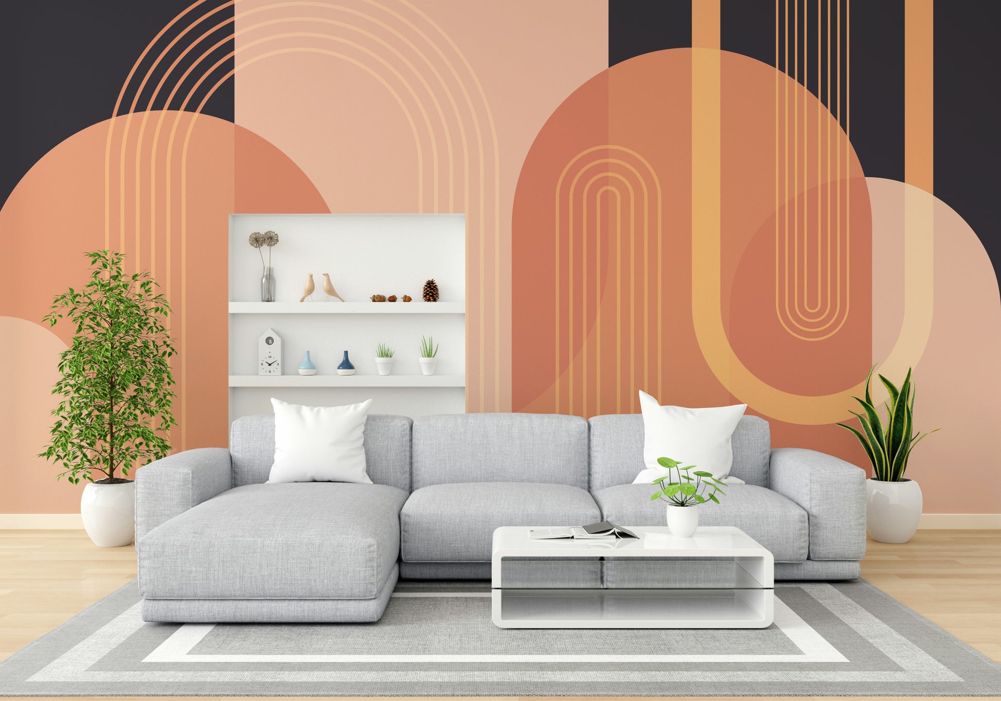 The style is artistic and modern.

