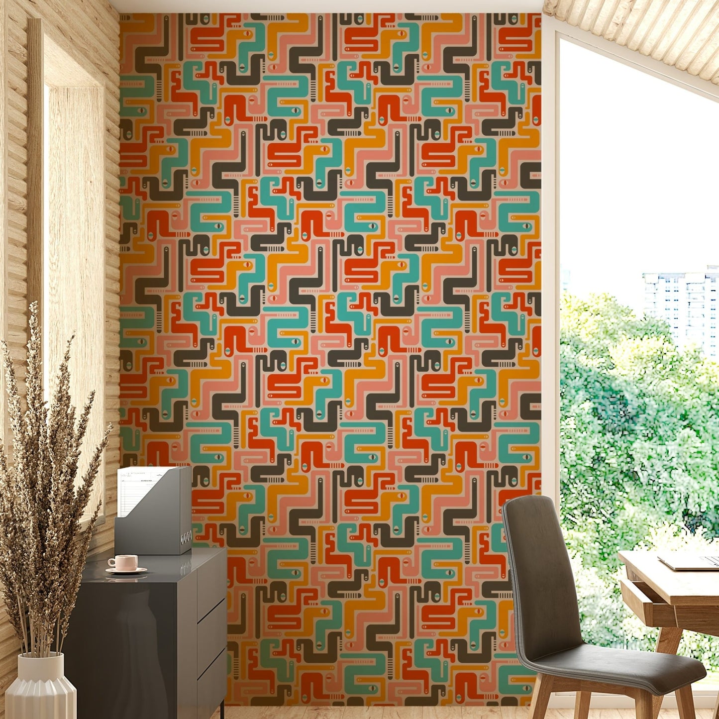 Eye-catching and unique statement.

