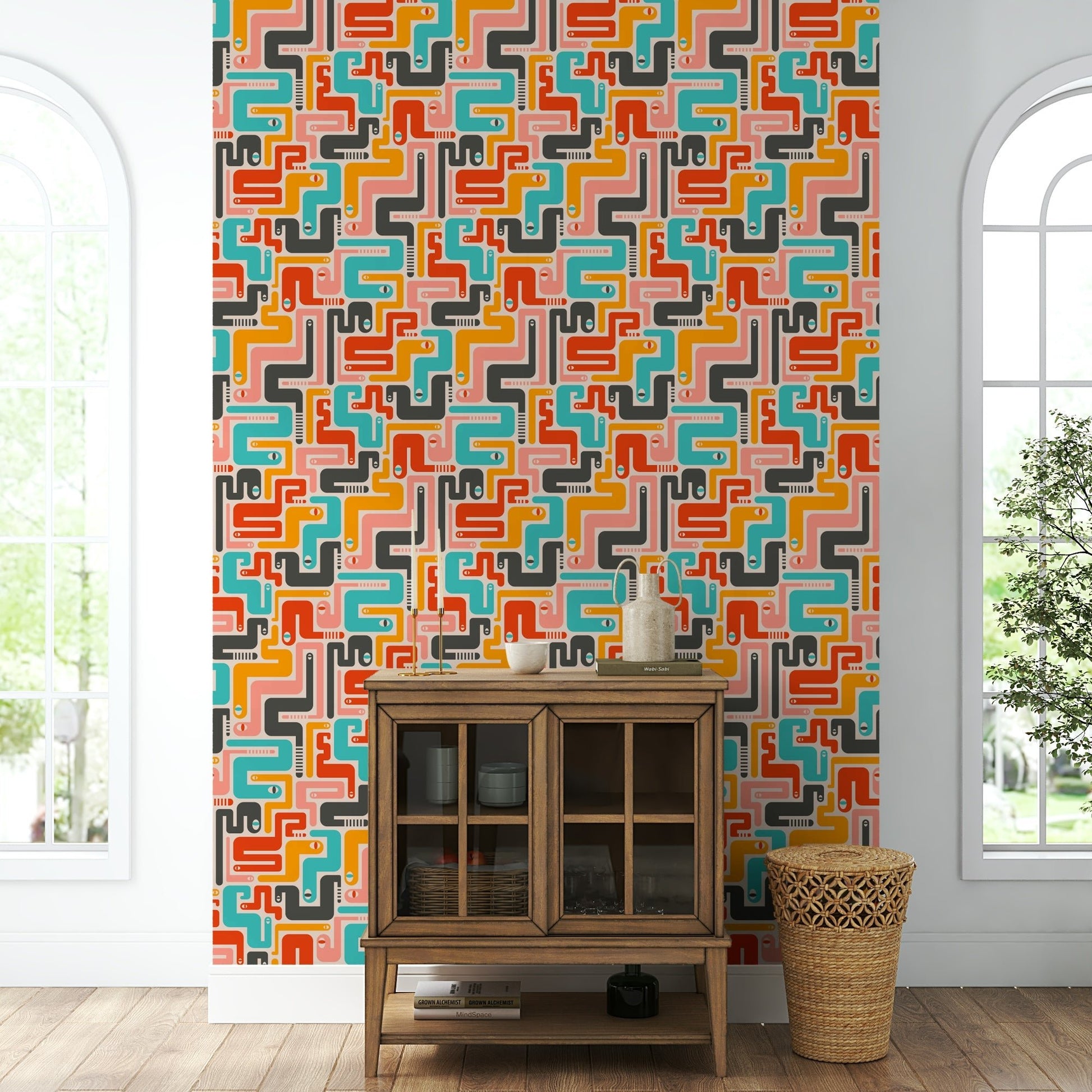 Ideal for a living room, dining area, or accent wall.

