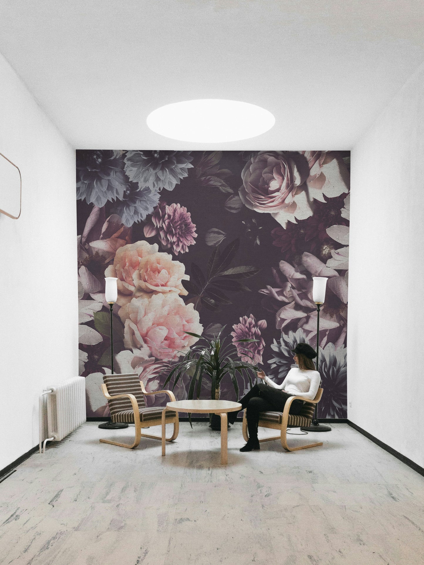 Dark background rose wallpaper

