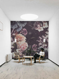 Dark background rose wallpaper

