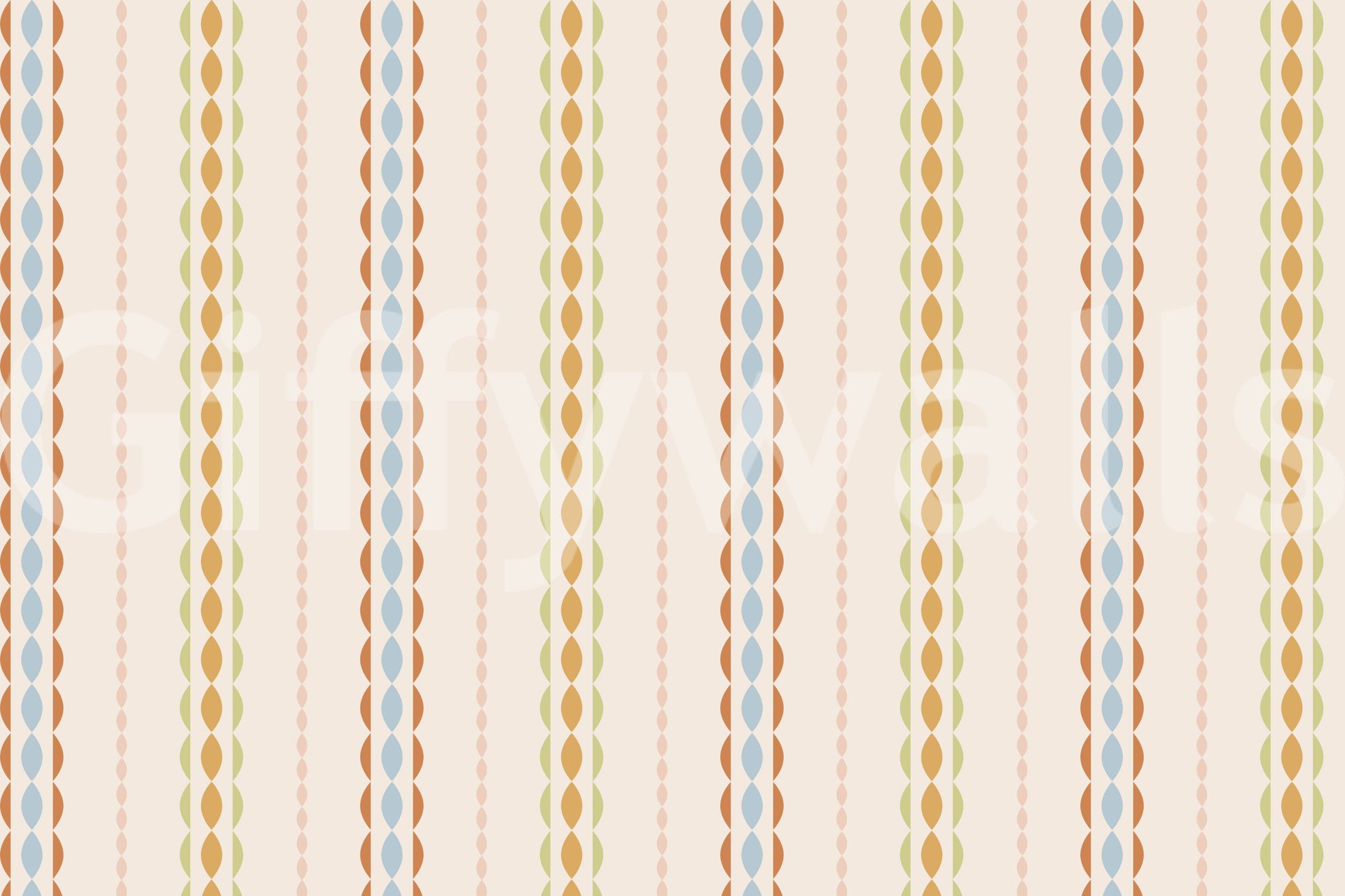 The style is a soft-focus illustration or a painterly design.

