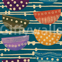 Retro Bowls modern wallpaper