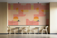 Mid-century modern-inspired tile design bringing vintage charm

