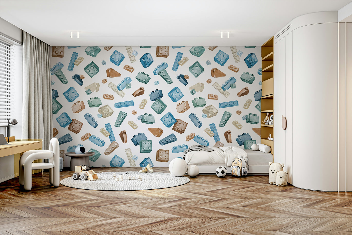 toys blocks peel and stick wallpaper