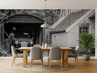 Retro Vehicle Hideaway Wall Mural