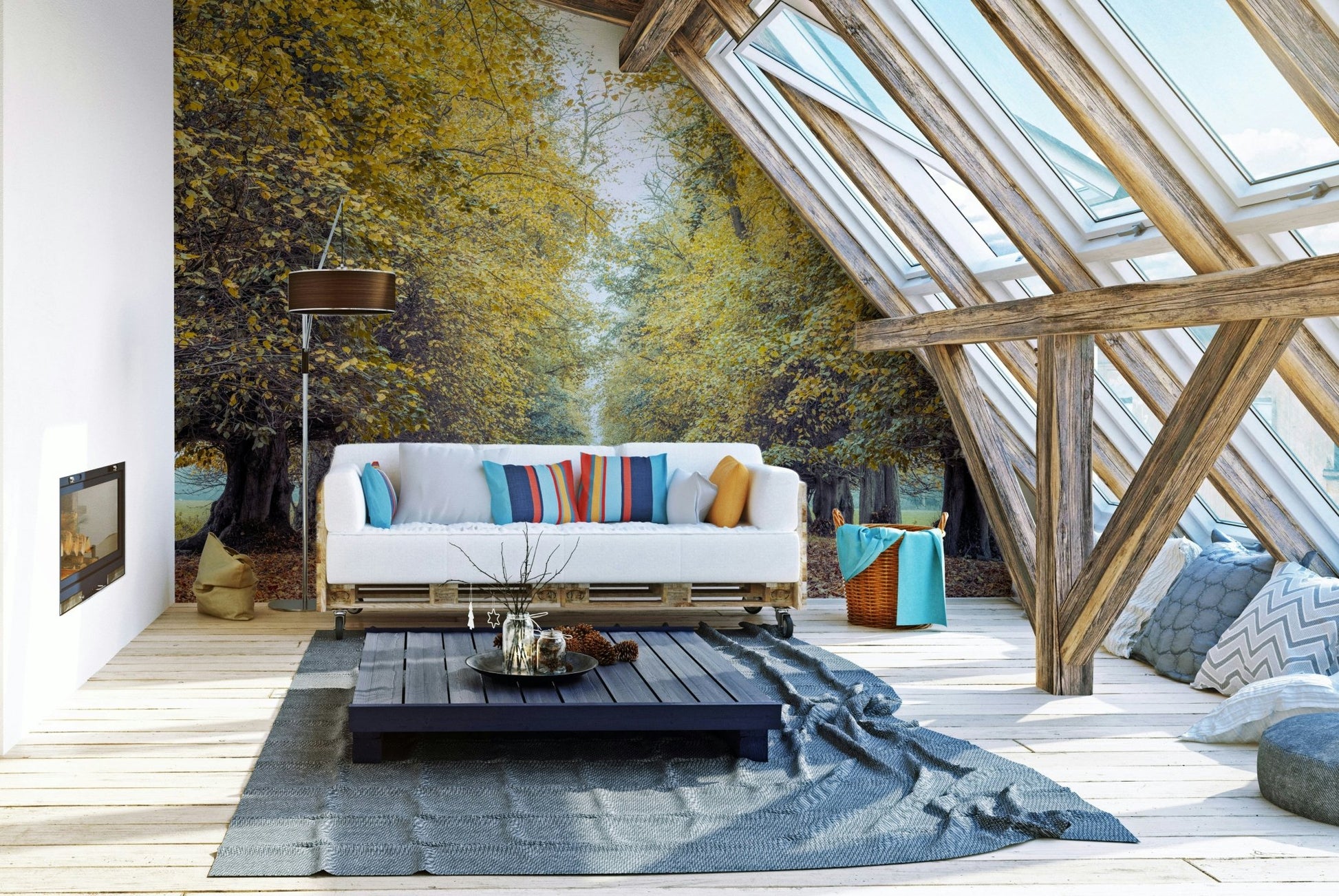 The texture appears smooth and realistic, like a high-quality photographic print.

