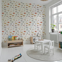 Road Trip Fun Cream background Wallpaper⁠