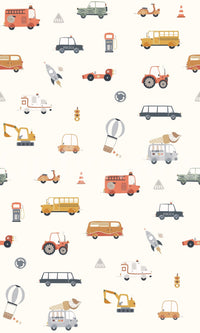 Road Trip Fun Cream background Wallpaper⁠