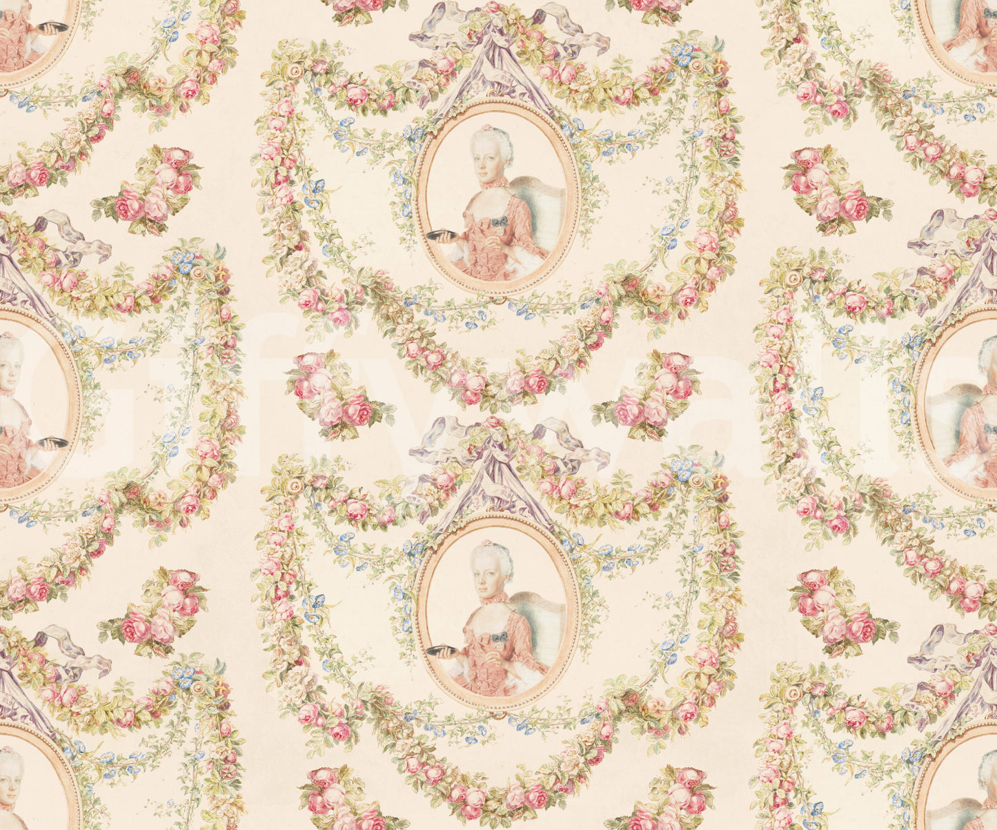 Light-toned floral wallpaper perfect for elegant, timeless rooms.

