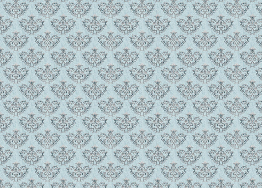 Grey Damask pattern Wallpaper