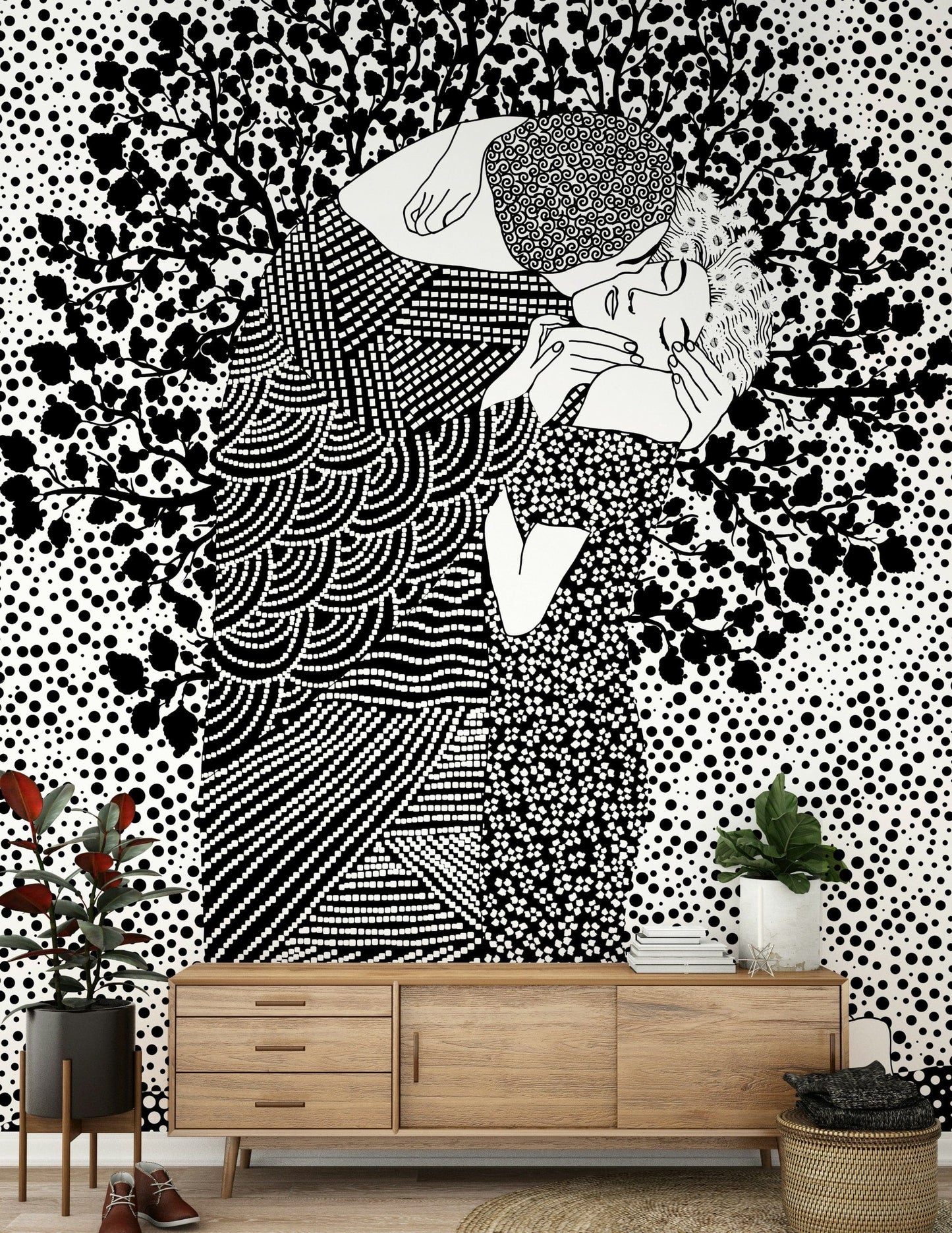 The Kiss II Wall Mural