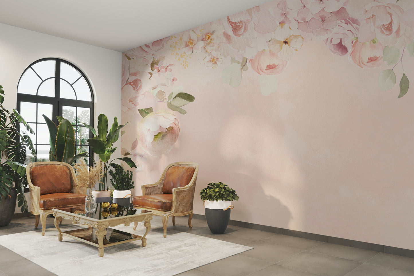 Rose border wallpaper for walls

