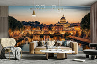 A classic cityscape wallpaper for walls.

