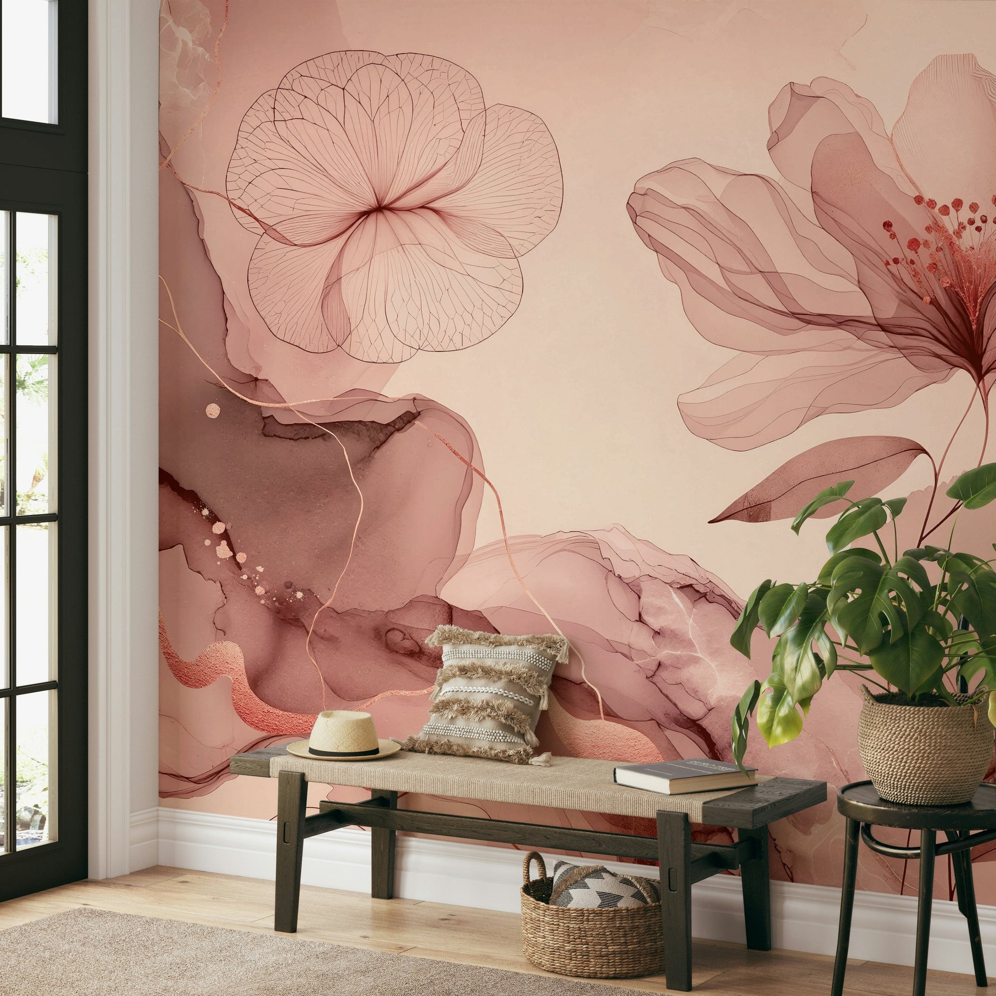 A tasteful retro wall covering.