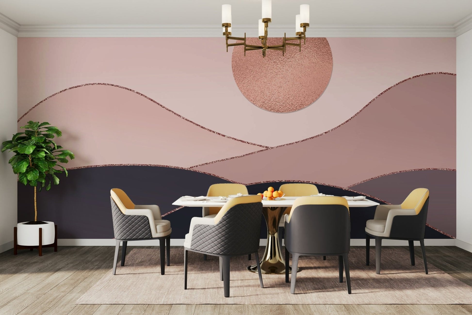 The mood is peaceful and serene.

