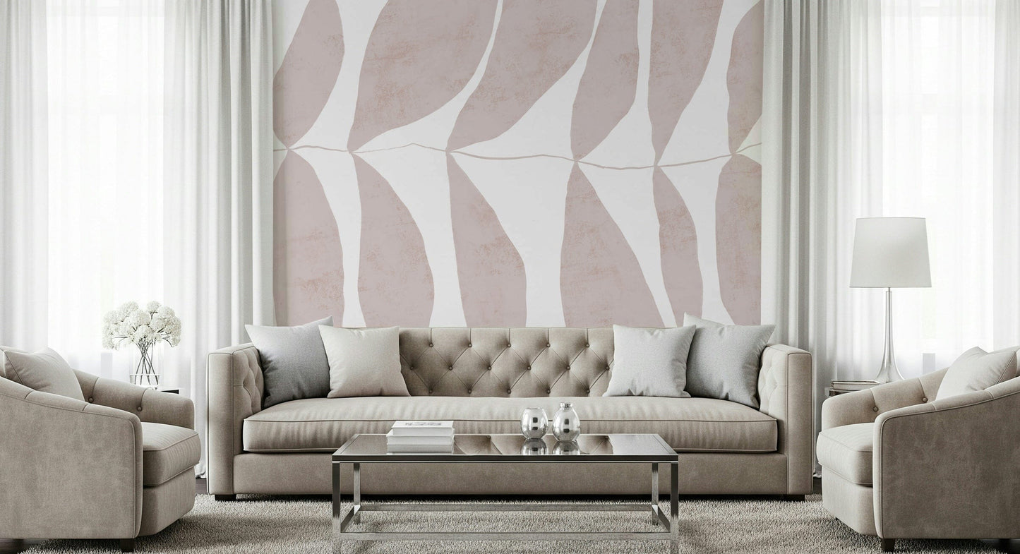 An artistic nature inspired mural for home decor.

