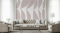 An artistic nature inspired mural for home decor.

