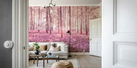 The room feels calm and serene due to the beautiful scene.

