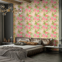 Rosy Reverie elegant mural wallpaper

