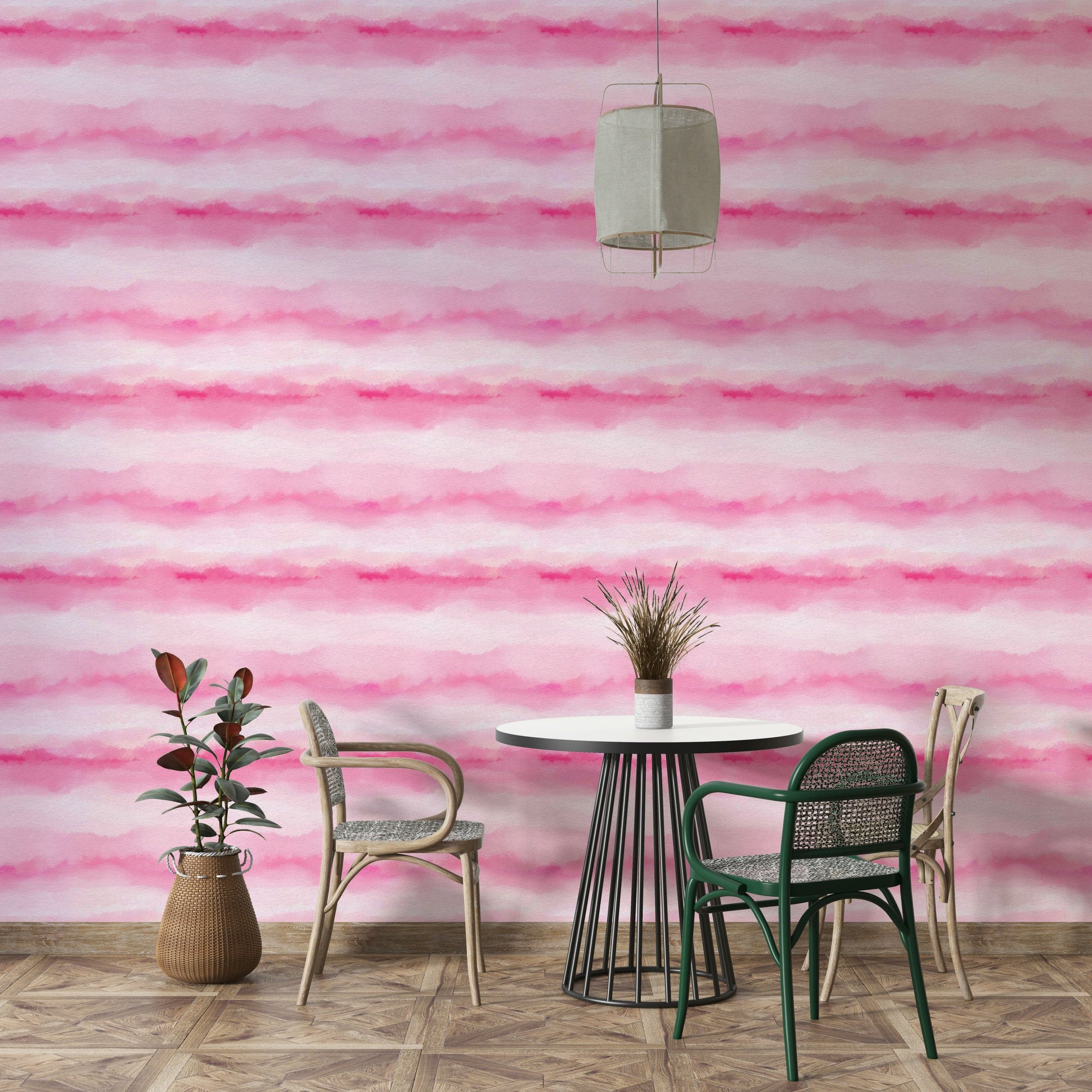 Rosy Wash Watercolor beautiful wall art

