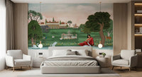 Indian royal garden landscape Royal Garden Serenity wall mural