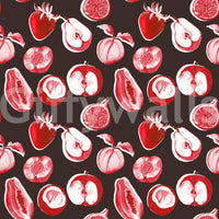 Ruby Retro Fruit Harvest Wall Mural