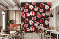 Ruby Retro Fruit Harvest Wall Mural