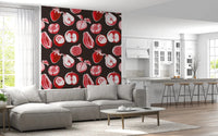 Ruby Retro Fruit Harvest Wall Mural