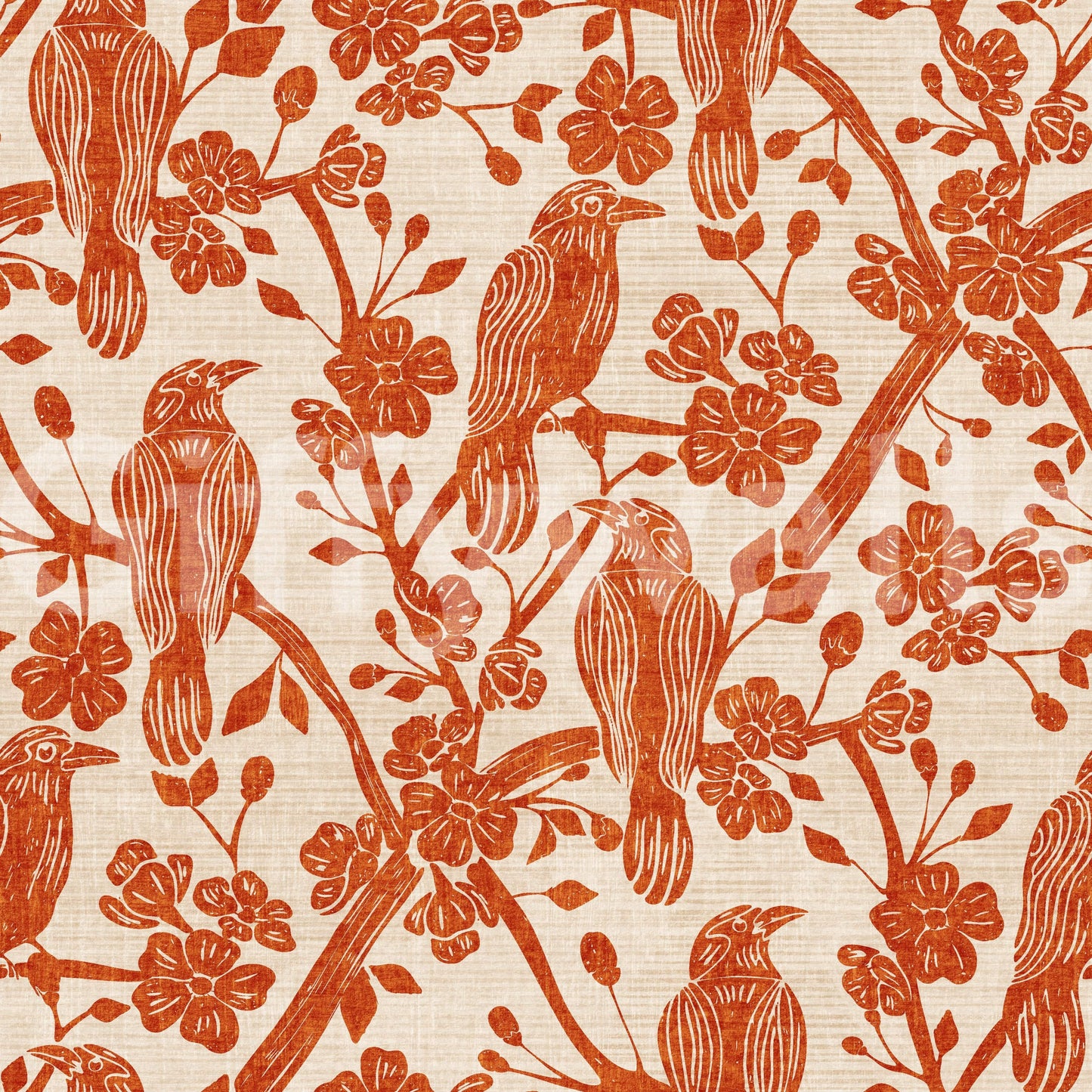 Blossom & Crow classic wallpaper